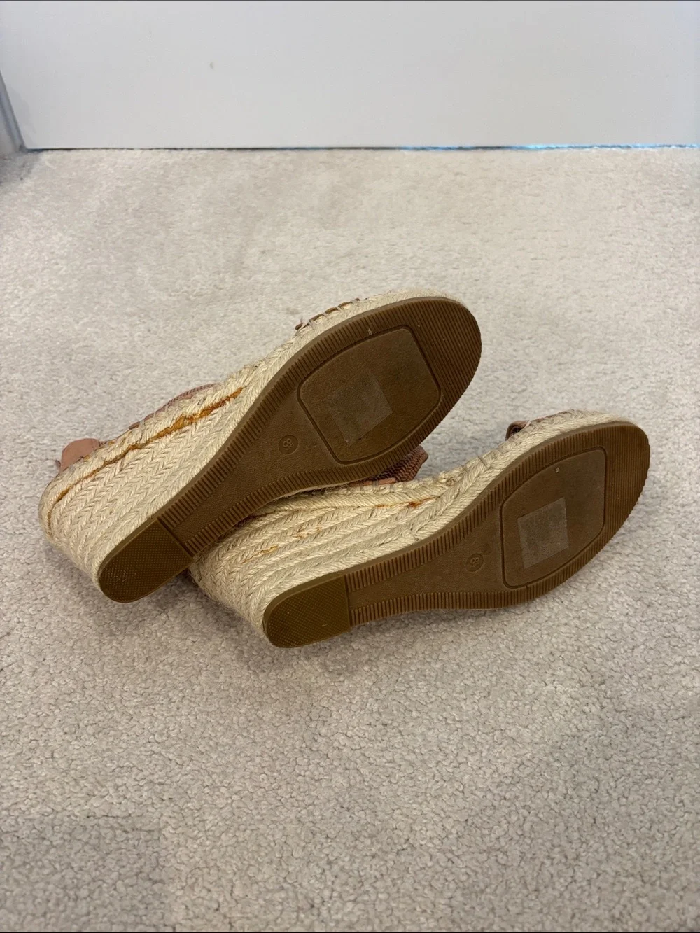 Steven By Steve Madden Tan Woven Espadrille Sandals